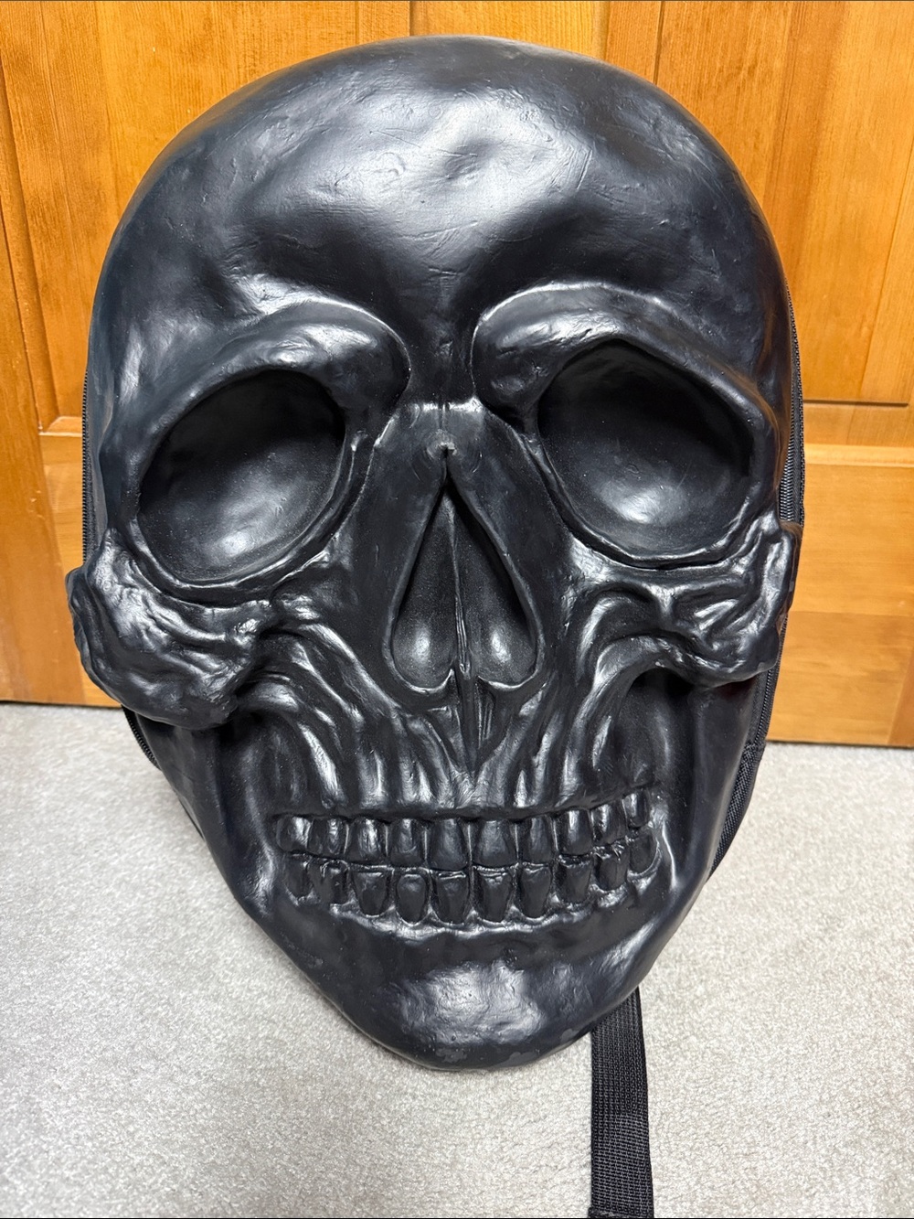 ARCHIVAL VINTAGE 2015 Kreepsville Molded 3D Matte Skull Backpack Pre-666 ERA